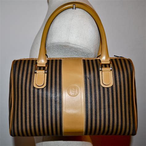 fendi striped purse vintage|pre owned fendi handbags.